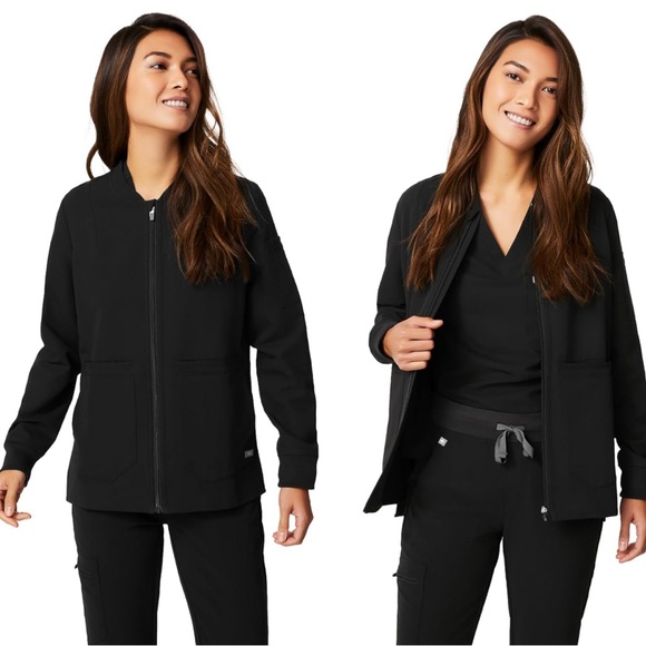 Figs Jackets & Coats Figs Bellery Scrub Jacket Black S Poshmark